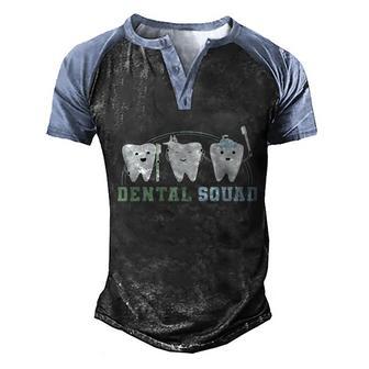 Orthodontist Hygienist Dental Squad Assistant Gift Graphic Design Printed Casual Daily Basic Men's Henley Shirt Raglan Sleeve 3D Print T-shirt - Thegiftio UK