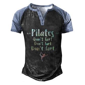 Pilates Circle Gym Gift Funny Quotes Pilates Gift Graphic Design Printed Casual Daily Basic Men's Henley Shirt Raglan Sleeve 3D Print T-shirt - Thegiftio UK
