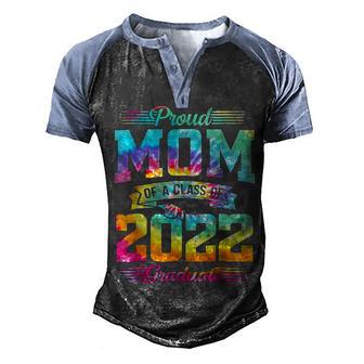 Proud Mom Of A 2022 Graduate Class Of 2022 Graduation Mother Men's Henley Shirt Raglan Sleeve 3D Print T-shirt - Thegiftio UK