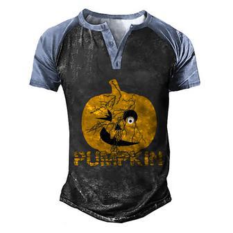 Pumpkin Funny Halloween Quote Graphic Design Printed Casual Daily Basic V2 Men's Henley Shirt Raglan Sleeve 3D Print T-shirt - Thegiftio UK