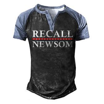 Recall Newsom Classic T Men's Henley Shirt Raglan Sleeve 3D Print T-shirt - Thegiftio UK