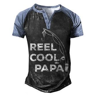 Rell Cool Papa Men's Henley Shirt Raglan Sleeve 3D Print T-shirt - Thegiftio UK