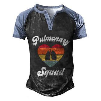 Respiratory Therapy Lung Doctor Pulmonary Squad Asthma Nurse Gift Graphic Design Printed Casual Daily Basic Men's Henley Shirt Raglan Sleeve 3D Print T-shirt - Thegiftio UK