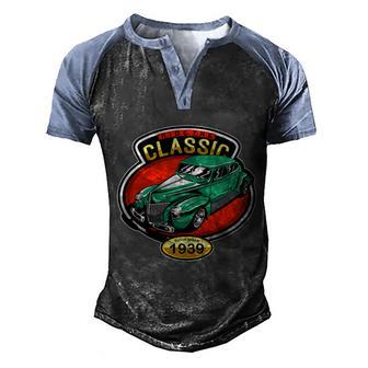Ride The Classic Graphic Design Printed Casual Daily Basic Men's Henley Shirt Raglan Sleeve 3D Print T-shirt - Thegiftio UK