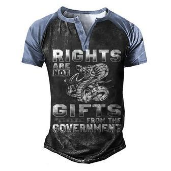 Rights Arent Gifts Men's Henley Shirt Raglan Sleeve 3D Print T-shirt - Seseable