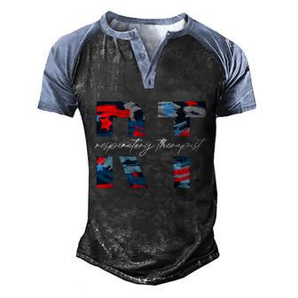 Rt Patriotic 4Th Of July Usa Flag Independence Day Gift Graphic Design Printed Casual Daily Basic Men's Henley Shirt Raglan Sleeve 3D Print T-shirt - Thegiftio UK