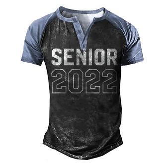 Senior 2022 Graduation Gift 11 Men's Henley Shirt Raglan Sleeve 3D Print T-shirt - Thegiftio UK