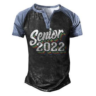 Senior 2022 Graduation Gift 8 Men's Henley Shirt Raglan Sleeve 3D Print T-shirt - Thegiftio UK