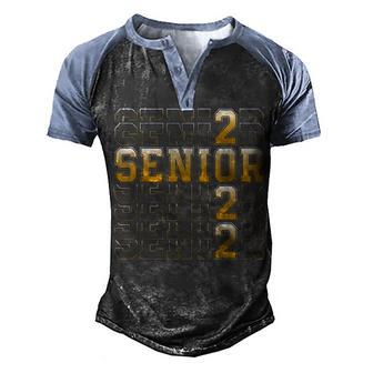 Senior Graduation Class Of 2022 Senior Women Boys Girls Graphic Design Printed Casual Daily Basic Men's Henley Shirt Raglan Sleeve 3D Print T-shirt - Thegiftio UK