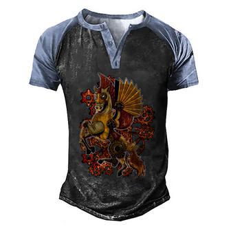 Steampunk Horse Mechanical Gears Pegasus Art Graphic Graphic Design Printed Casual Daily Basic Men's Henley Shirt Raglan Sleeve 3D Print T-shirt - Thegiftio UK