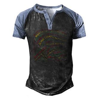 Strong Black Woman Queen Ladies Black History Month Men's Henley Shirt Raglan Sleeve 3D Print T-shirt - Thegiftio UK