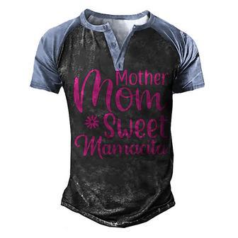 Sweet Mother V2 Gift Men's Henley Shirt Raglan Sleeve 3D Print T-shirt - Thegiftio UK