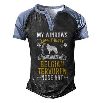 Thats My Belgian Tervuren Nose Art Dog Lover Funny Graphic Design Printed Casual Daily Basic Men's Henley Shirt Raglan Sleeve 3D Print T-shirt - Thegiftio UK