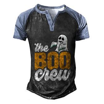 The Boo Crew Funny Ghost Family Matching Halloween Graphic Design Printed Casual Daily Basic Men's Henley Shirt Raglan Sleeve 3D Print T-shirt - Thegiftio UK
