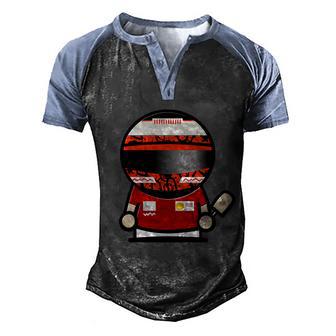The Kimi Ice Cream Funny Vector Design Graphic Design Printed Casual Daily Basic Men's Henley Shirt Raglan Sleeve 3D Print T-shirt - Thegiftio UK
