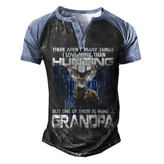 There Arent More Than Hunting Grandpa Back Design Men's Henley Shirt Raglan Sleeve 3D Print T-shirt - Thegiftio UK