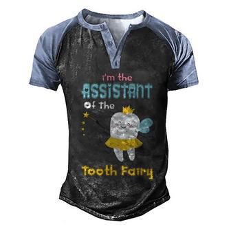 Tooth Fairy Pediatric Dentist Dental Assistant Hygienist Gift Graphic Design Printed Casual Daily Basic V3 Men's Henley Shirt Raglan Sleeve 3D Print T-shirt - Thegiftio UK