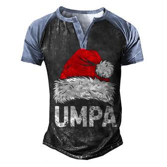 Umpa Santa Christmas Family Xmas Gifts Men's Henley Shirt Raglan Sleeve 3D Print T-shirt - Thegiftio UK