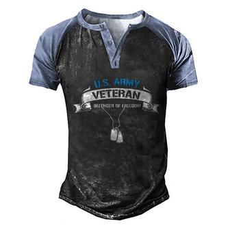 Us Army Proud Army Veteran Veteran Day Graphic Design Printed Casual Daily Basic Men's Henley Shirt Raglan Sleeve 3D Print T-shirt - Thegiftio UK