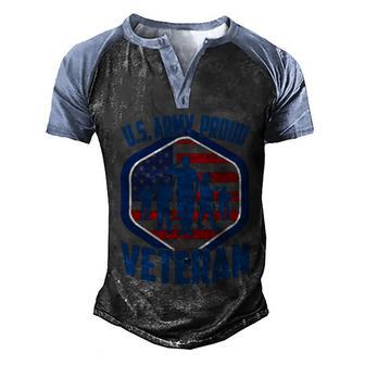 Us Army Proud Veteran Graphic Design Printed Casual Daily Basic Men's Henley Shirt Raglan Sleeve 3D Print T-shirt - Thegiftio UK