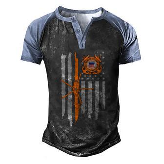 Us Coast Gift Guard Uscg US Armed Forces Patriot Gift Graphic Design Printed Casual Daily Basic Men's Henley Shirt Raglan Sleeve 3D Print T-shirt - Thegiftio UK