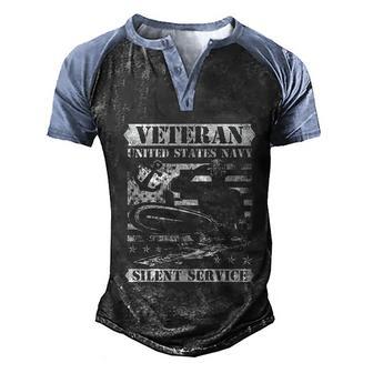 Veteran Us Navy Silent Service Graphic Design Printed Casual Daily Basic Men's Henley Shirt Raglan Sleeve 3D Print T-shirt - Thegiftio UK