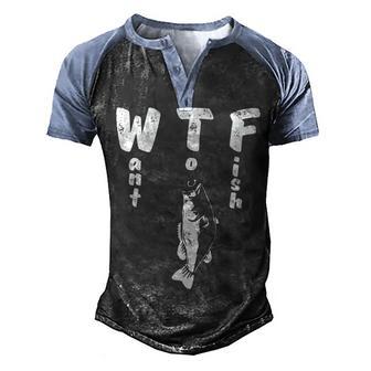 Want To Fish Men's Henley Shirt Raglan Sleeve 3D Print T-shirt - Thegiftio UK