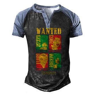 Wanted Well Behaved Woman Cool Black History Month Men's Henley Shirt Raglan Sleeve 3D Print T-shirt - Thegiftio UK