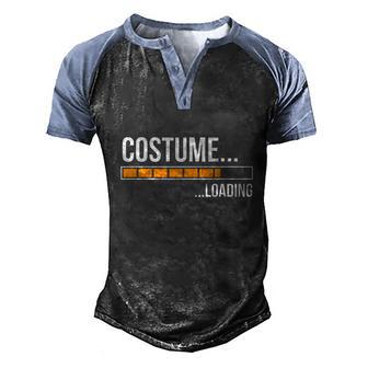 Whoops My Halloween Costume Is Still Loading Graphic Design Printed Casual Daily Basic Men's Henley Shirt Raglan Sleeve 3D Print T-shirt - Thegiftio UK