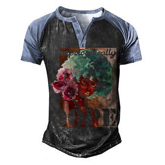 Womens Unapologetically Dope Black Pride Melanin African American Men's Henley Shirt Raglan Sleeve 3D Print T-shirt - Thegiftio UK