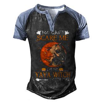 Yaya Witch Ive Seen It All Men's Henley Shirt Raglan Sleeve 3D Print T-shirt - Thegiftio UK