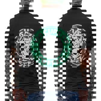 100 Cups Of Coffee Tshirt Men's Crewneck Short Sleeve Back Print T-shirt - Monsterry