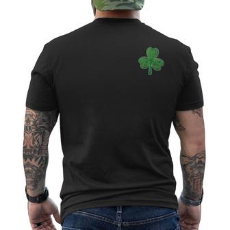 Lucky Shamrock St Patricks Day Graphic Design Printed Casual Daily Basic Men's Crewneck Short Sleeve Back Print T-shirt