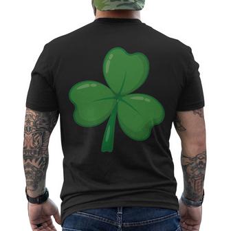 Shamrock St Patricks Day Graphic Design Printed Casual Daily Basic V2 Men's Crewneck Short Sleeve Back Print T-shirt