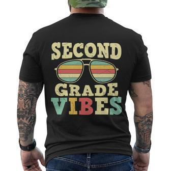 2Nd Grade Viber Back To School Team Second Grade Men's Crewneck Short Sleeve Back Print T-shirt - Monsterry