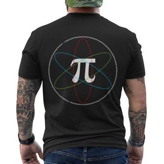 314 National Pi Day Numbers Science Symbol Men's Crewneck Short Sleeve Back Print T-shirt - Monsterry