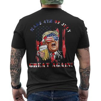 Make 4Th Of July Great Again 4Th Of July Men's T-shirt Back Print - Seseable