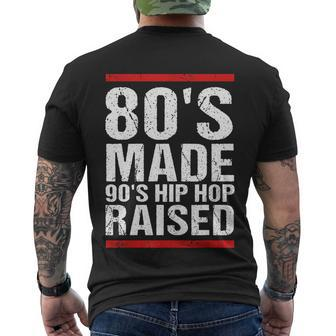 80S Made 90S Hip Hop Raised Apparel Tshirt Men's Crewneck Short Sleeve Back Print T-shirt - Monsterry CA