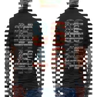 86 46 Impeach Biden 46 Vintage Distressed 8646 Anti Biden Men's T-shirt Back Print - Thegiftio