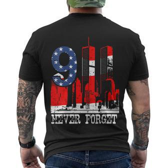 9112001 Never Forget Patriot Day Men's T-shirt Back Print - Thegiftio UK