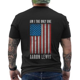 Aaron Lewis Am I The Only One Premium Men's Crewneck Short Sleeve Back Print T-shirt - Monsterry DE