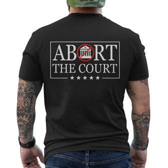 Abort The Court Scotus Reproductive Rights 4Th Of July Men's Crewneck Short Sleeve Back Print T-shirt - Monsterry UK