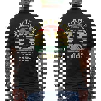 This Aint My First Rodeo Horse Rider Cowboy Riding Men's T-shirt Back Print - Thegiftio UK