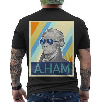 Alexander Hamilton Sunglasses Men's Crewneck Short Sleeve Back Print T-shirt - Monsterry DE