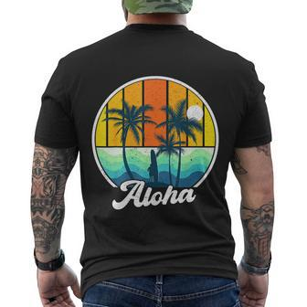 Aloha Hawaii Hawaiian Shirts For Boys Girls Palm Tree Surf Men's T-shirt Back Print - Thegiftio UK