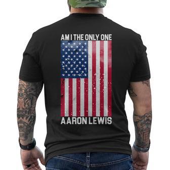 Am I The Only One Aaron Lewis Tshirt Men's Crewneck Short Sleeve Back Print T-shirt - Monsterry DE