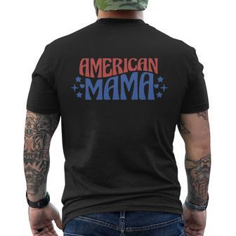 American Mama 4Th Of July V2 Men's Crewneck Short Sleeve Back Print T-shirt - Monsterry