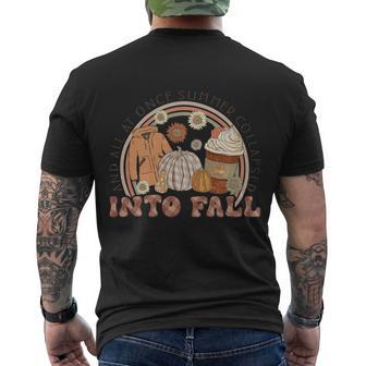 And All At Once Summer Collapsed Into Fall Thanksgiving Quote Men's Crewneck Short Sleeve Back Print T-shirt - Monsterry