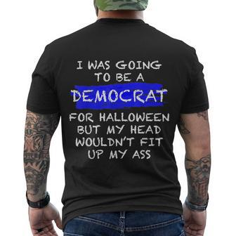 Anti Liberal Adult Halloween Costume Men's T-shirt Back Print - Thegiftio UK