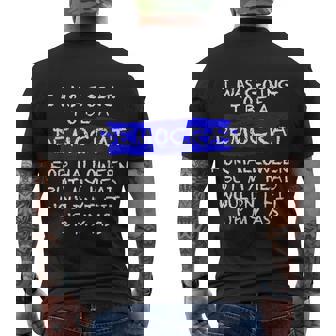 Anti Liberal Adult Halloween Costume Men's T-shirt Back Print - Thegiftio